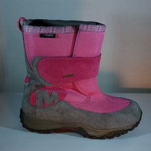 Pink Merrell snow boots